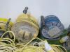 11 x 110V 3 x 240V Extension Cables to Include: 3 x 110V Reels, 3 x 240V Reels, 1 x Defender 110V 4 Way Splitter, 7 x 110V Extension Leads. - 2