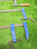 3 x Record F Clamps. - 2