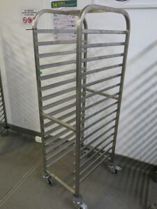 Bourgeat NF 15 Rack Stainless Steel Trolley.