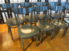 9 x Fameg Wooden Dining Chairs Painted Grey. - 2