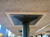 8 x Marble Topped Dining Tables on Black Metal Base. Size H75 x 65 x 75cm. - 5