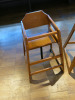 2 x Bolero Wooden Children's High Chairs. - 3