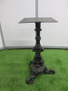 4 x Caf&eacute;/Restaurant Wooden Top Tables with Extremely Heavy Cast Metal Base. Size H71 x W60 x D60cm. - 5