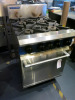 Blue Seal 4 Hob Gas Range. Size H90 x W60 x D82cm.