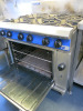 Blue Seal 6 Hob Gas Range. Size H90 x W90 x D82cm. - 4