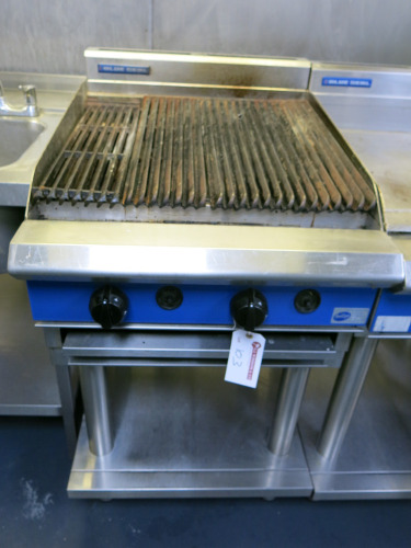 Blue Seal Commercial Gas Chargrill on Stand. Size H110 x W60 x D82cm.