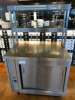CED Fabrications 2 Door Plate Warmer, Model HC, S/N 798651. Size H86 x W100 x D80cm. Comes with Heated Gantry Pass Through, Size H70 x W100 x D30cm.