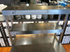 CED Fabrications 2 Door Plate Warmer, Model HC, S/N 798651. Size H86 x W100 x D80cm. Comes with Heated Gantry Pass Through, Size H70 x W100 x D30cm. - 3