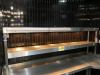Stainless Steel Heated Gantry with Shelf, Size H70 x 200 x D30cm.