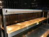Stainless Steel Heated Gantry with Shelf, Size H70 x 200 x D30cm. - 2