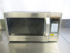 Samsung 1100w Microwave, Model CM1089, S/N 800229N. NOTE: unable to power up for spares or repair.