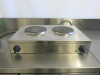 Lincat Twin Plate Electric Hob, Model LBR2, S/N 30109229. Appears New/Unused.