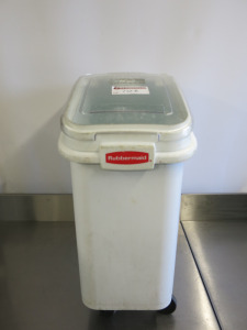 Rubbermaid Ingredient Bin on Castors.