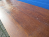 3 x Wooden Benches on Metal Tubular Frame, Size H45 x W150 x D47cm. - 5