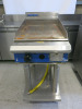 Blue Seal Commercial Gas Griddle on Stand. Size H110 x W45 x D81cm.