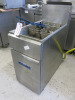 Imperial Single Tank Gas Deep Fat Fryer. Comes with 4 x Baskets. Size H110 x W40 x D77cm. - 4