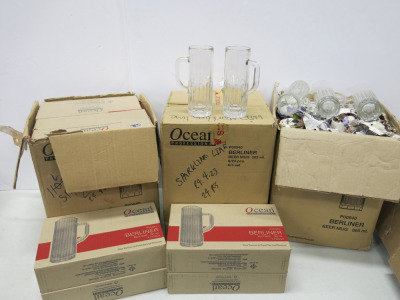 10 x Boxes of 6 Ocean Berliner Beer Mug, 365ml & 1 x Box of Loose Approx. 25 Glasses.