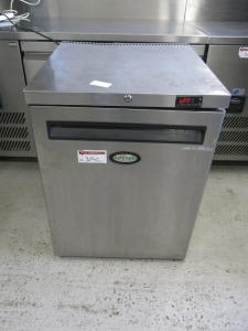 Foster Stainless Steel Under Counter Freezer, Model LR150-A, S/N E5563491.Size H80 x W60 x D65cm.