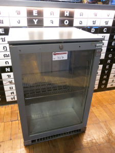 Osbourn Single Glass Door Drinks Chiller, Model 1800, S/N 212841/06/09. Size H90 x W60 x D50cm.
