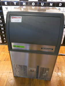 Scotsman Eco Ice Maker, Model ECM107A, S/N AS 018427. Size H82 x W54 x D60cm.