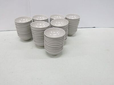 75 x Ikea 18691 Bowls, Light Grey, Size Dia 12cm.