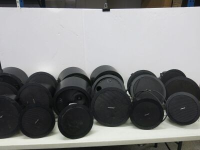 18 x Assorted Bose Freespace Loudspeakers to Include: 4 x DS 16F, 8 x DS 40F & 6 x DS 100F.