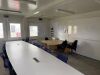 8 x Cabin Site Office Block in Blue, Constructed by NT Construction. Segment Kontenerowy 8 Cabin Site Offices Built In-Situ at Shotton Mill for Viewing & Collection from Site with the Permission of the Site Security Only. DOM 06/2015, Single Cabin Size 24 - 17