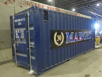 20ft Shipping Container & Contents, Type RXTY-20AD-1B, DOM 03/2023........