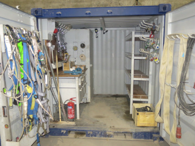 8ft Shipping Container & Contents, Type RXTC-08ITX, Identification Number, RX2404084, DOM 04/2024....
