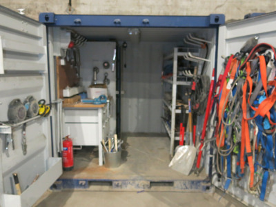 8ft Shipping Container & Contents, Type RXTC-08ITX, Identification Number, RX2404082, DOM 04/2024....