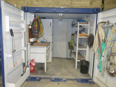 8ft Shipping Container & Contents, Type RXTC-08ITX, Identification Number, RX2404087, DOM 04/2024....