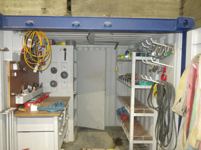 8ft Shipping Container & Contents, Type RXTC-08ITX, Identification Number, RX2404085, DOM 04/2024....