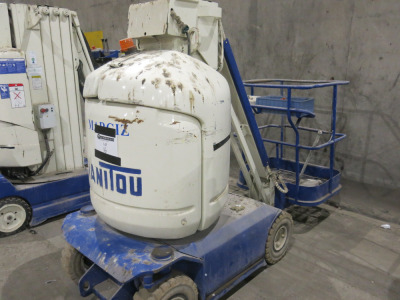 Manitou Aerial Platform, Model 105 VJR2, S/N 510620, YOM 2006. Sold with a Key.