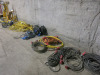 Large Quantity of Site Work Lighting & Electrical Cables to Include: 9 x 3 Phase Extension Leads, 2 x Single Phase Extension Leads, 3 x Single Phase Extension Reels, 2 x Blakley Site Transformers, Model STSC/3/RCD/S2, 2 x 3.0 KVA Transformers, 4 x 110v R - 8