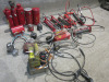 13 x Assorted Lifting Jacks to Include: 6 x Manual, 6 x Hydraulic & 1 x Ennerpac Electric Hydraulic Pump Unit.