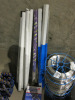 Large Quantity of Welding Equipment to Include: 2 x Regulators on 2 Trolleys, 10 x Reels of Stainless Steel Mig Wire, 28 x Tubes of Assorted Welding Rods, 5 x Partial Sets of Condor Tools, 9 x Packs of Arc Welding Rods, Box of Parweld Ceramics, Large Ass - 17