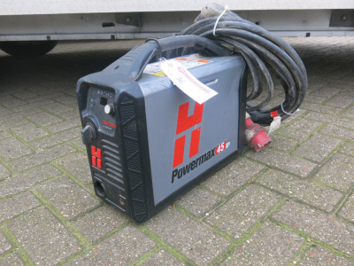 Hypertherm Powermax 45xp Hand Plasma Cutter, S/N 088094, 3 Phase. Comes with Torch.