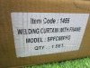 Boxed New 8' x 6' Welding Curtain with Frame. - 2