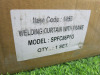 Boxed New 8' x 6' Welding Curtain with Frame. - 2