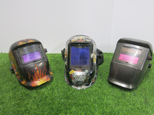 3 x Assorted Welding Masks.