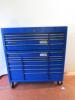Mobile Snap-On Tool Storage Roll Cabinet, Model KRA5319APCM with 19 Drawers and Snap On Tool Storage Top Chest, Model KRA5208PCM with 8 Drawers & 1 Above. Size (H) 148cm x (W) 135cm x (D) 50cm - 3