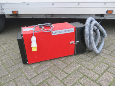Electac Portable Mobile Welding Fume Extractor, Model MT800Ni, 110v.