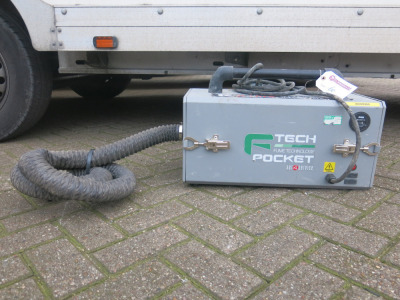 F-Tech Pocket Portable Welding Fume Extractor, 110v.Hrs 12.7.