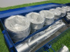 New Condor Werkzeug Industrial Quality Chrome Vanadium Steel,16 Pcs Socket Set, Hex 1" Sq Drive. Comes in Metal Container.