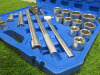 Condor Werkzeug Industrial Quality Chrome Vanadium Steel, 21 Pcs Socket Set, Hex 19-50mm, Hex 3/4" Sq Drive. Comes in Plastic Carry Case. - 6