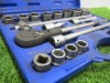 Condor Werkzeug Industrial Quality Chrome Vanadium Steel, 21 Pcs Socket Set, Hex 19-50mm, Hex 3/4" Sq Drive. Comes in Plastic Carry Case. - 2