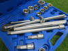 Condor Werkzeug Industrial Quality Chrome Vanadium Steel, 21 Pcs Socket Set, Hex 19-50mm, Hex 3/4" Sq Drive. Comes in Plastic Carry Case. - 5
