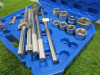 Condor Werkzeug Industrial Quality Chrome Vanadium Steel, 18 Pcs Socket Set, Hex 19-50mm, Hex 3/4" Sq Drive. Comes in Plastic Carry Case. NOTE: incomplete as viewed/pictured. - 3