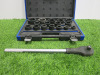 Condor Werkzeug Industrial Quality Chrome Molybdeum Steel, 16 Pcs Deep Impact Socket Set, Hex 19-50 mm, Hex 3/4" Sq Drive. Comes in Plastic Carry Case with 3/4" Ratchet Handle.