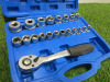 Condor Werkzeug Industrial Quality Chrome Vanadium Steel 27 Pcs Socket Set, Hex 8-32mm, 1/2" Sq Drive. Comes in Plastic Carry Case. - 2